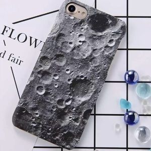 NEW iPhone 7+/8+ Moon Surface Hard PC Case